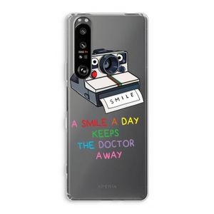 Smile: Sony Xperia 1 III Transparant Hoesje