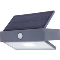 Lutec Arrow 6910601335 Wandlamp op zonne-energie met bewegingsmelder LED LED vast ingebouwd 2.3 W Antraciet