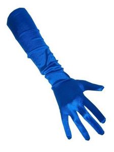 Handschoenen Satijn blauw