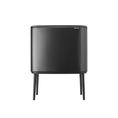 Brabantia Bo Touch Bin Afvalemmer - 36 liter - kunststof binnenemmer - confident grey 233562