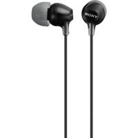 Sony MDR-EX15LP In Ear oordopjes Kabel Zwart