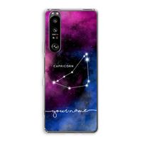 Sterrenbeeld - Donker: Sony Xperia 1 III Transparant Hoesje Sterrenbeeld - Donker: Sony Xperia 1 III Transparant Hoesje
