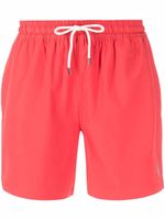 Polo Ralph Lauren short de bain à lien de resserrage - Rouge