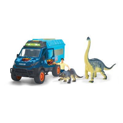 Dickie dino world lab vrachtwagen speelset