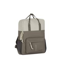 New Rebels Backham Springfield Taupe 16L Rugzak Waterafstotend Laptop 14"