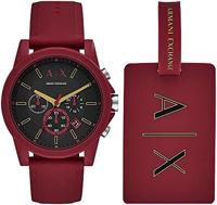 Horlogeband Armani Ax7125 Rubber Rood 22mm