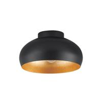 EGLO Mogano mini Plafondlamp - E27 - Ø28 cm - Zwart/Bladgoud - Leen Bakker
