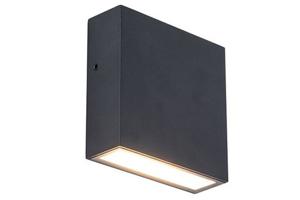 Lutec Zwarte wandlampGemini Xf design - 5104002012