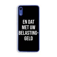 Belastinggeld - Zwart: Honor Play 8A Transparant Hoesje