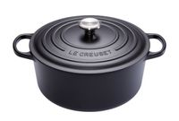 Le Creuset Braadpan Signature - Mat Zwart - ø 26 cm / 5.3 liter