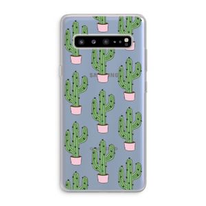 Cactus Lover: Samsung Galaxy S10 5G Transparant Hoesje