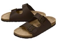 esmara Men Leren heren slippers (Bruin, 41)