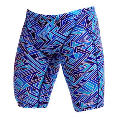 Funky Trunks Blue Bits training jammer heren 36 Funky Trunks Blue Bits training jammer heren 36