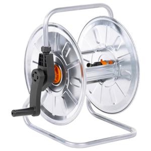VidaXL Slanghaspel voor 50 m 1/2" slang wandmontage staal