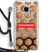 Koekerond: Samsung Galaxy S9 Transparant Hoesje met koord