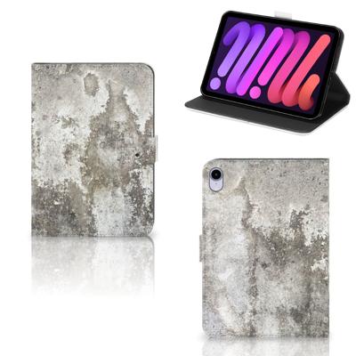 iPad Mini 6 (2021) Leuk Tablet hoesje Beton Print