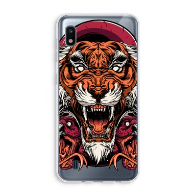 Tiger and Rattlesnakes: Samsung Galaxy A10 Transparant Hoesje