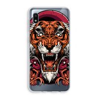 Tiger and Rattlesnakes: Samsung Galaxy A10 Transparant Hoesje