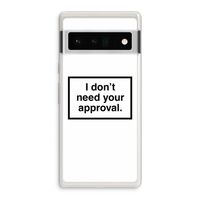 Don't need approval: Google Pixel 6 Pro Transparant Hoesje