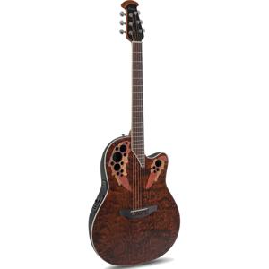 Ovation CE48P-TGE Celebrity Exotic Super Shallow Tiger Eye elektrisch-akoestische westerngitaar