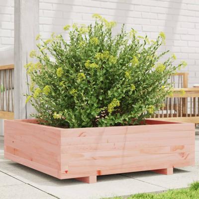 VidaXL Plantenbak 80x80x26,5 cm massief douglashout