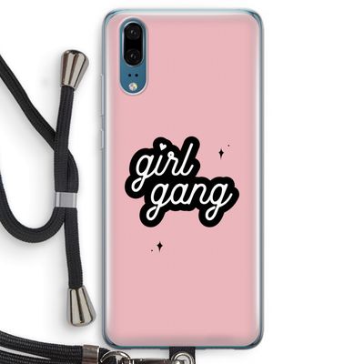 Girl Gang: Huawei P20 Transparant Hoesje met koord