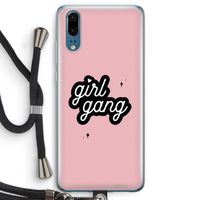 Girl Gang: Huawei P20 Transparant Hoesje met koord