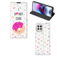 Motorola Moto G100 Flip Style Cover Donut Roze