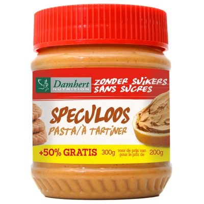 Damhert Speculoos Pasta Zonder Suiker