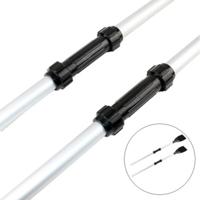 2 stks rubber Boat paddle Connection Tube universele connector boot accessoires voor 26-28mm staaf (zwart) 2 stks rubber Boat paddle Connection Tube universele connector boot accessoires voor 26-28mm staaf (zwart)