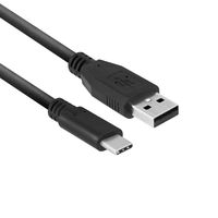 ACT AC3020 USB-A Male naar USB-C Male - Laadkabel en Synckabel - 1 meter