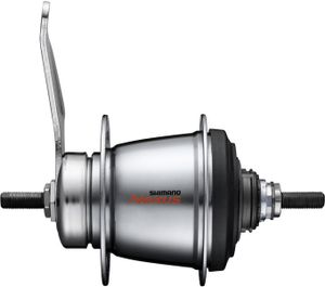 Shimano Versnellingsnaaf 7 speed nexus 7 sg-c30017 met terugtraprem - 36 gaats - zilver
