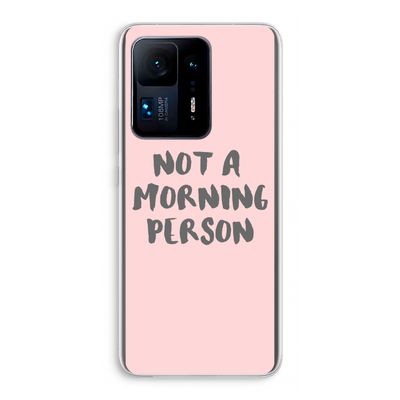 Morning person: Xiaomi Mi Mix 4 Transparant Hoesje