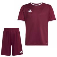 adidas Entrada 26 Voetbaltenue Kids Donkerrood Wit