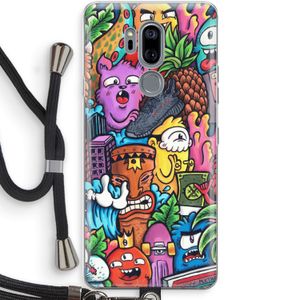 Vexx Mixtape: LG G7 Thinq Transparant Hoesje met koord