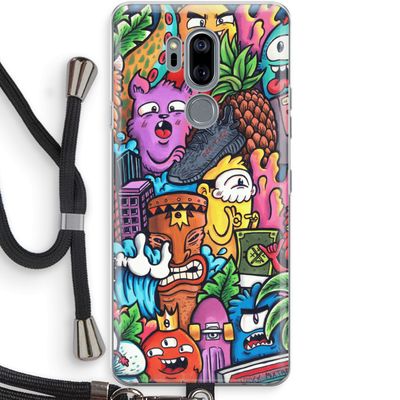 Vexx Mixtape: LG G7 Thinq Transparant Hoesje met koord