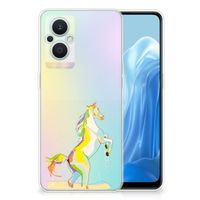 OPPO Reno8 Lite Telefoonhoesje met Naam Horse Color