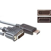 ACT AK3997 video kabel adapter 3 m DisplayPort DVI-D Zwart - thumbnail