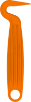 Hoefkrabber kunststof oranje Hoefkrabber kunststof oranje