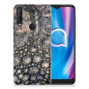 Alcatel 1S (2020) TPU Hoesje Krokodillenprint