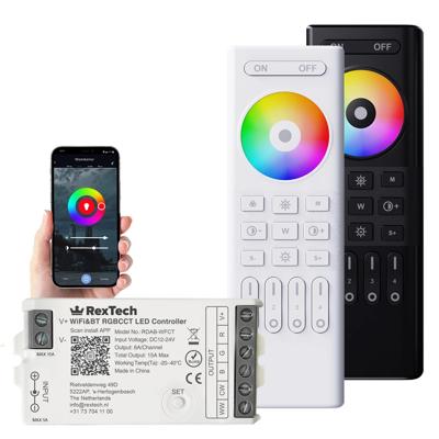 Touch rf 4-zone afstandsbediening RGBWW + wifi - compleet