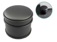 GS deurstopper mat zwart - 1 kg - Ø7,5 x 8 cm