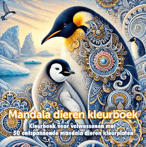 Mandala dieren kleurboek voor volwassenen