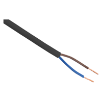 Q-Link Huishoudsnoer | VMVS | Belastbaar tot 1200W | 2 x 0.75 mm² | Zwart - 01.269.01