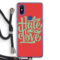 Turn hate into love: Xiaomi Mi Mix 3 Transparant Hoesje met koord