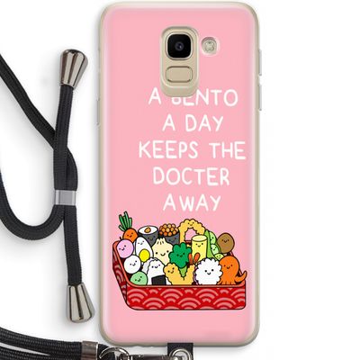 Bento a day: Samsung Galaxy J6 (2018) Transparant Hoesje met koord