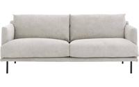 Goossens Bank Luxor Stof groen, stof, 2-zits, modern design