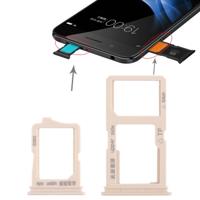 2 x SIM kaarthouder + Micro SD Card lade voor Vivo Y66(Gold)