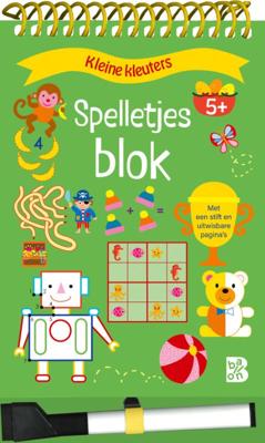 Spelletjesblok met viltstift 5+ (Hardback)