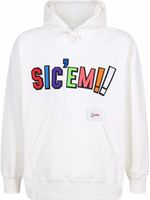 Supreme x WTAPS hoodie Sic'em ! - Blanc - thumbnail